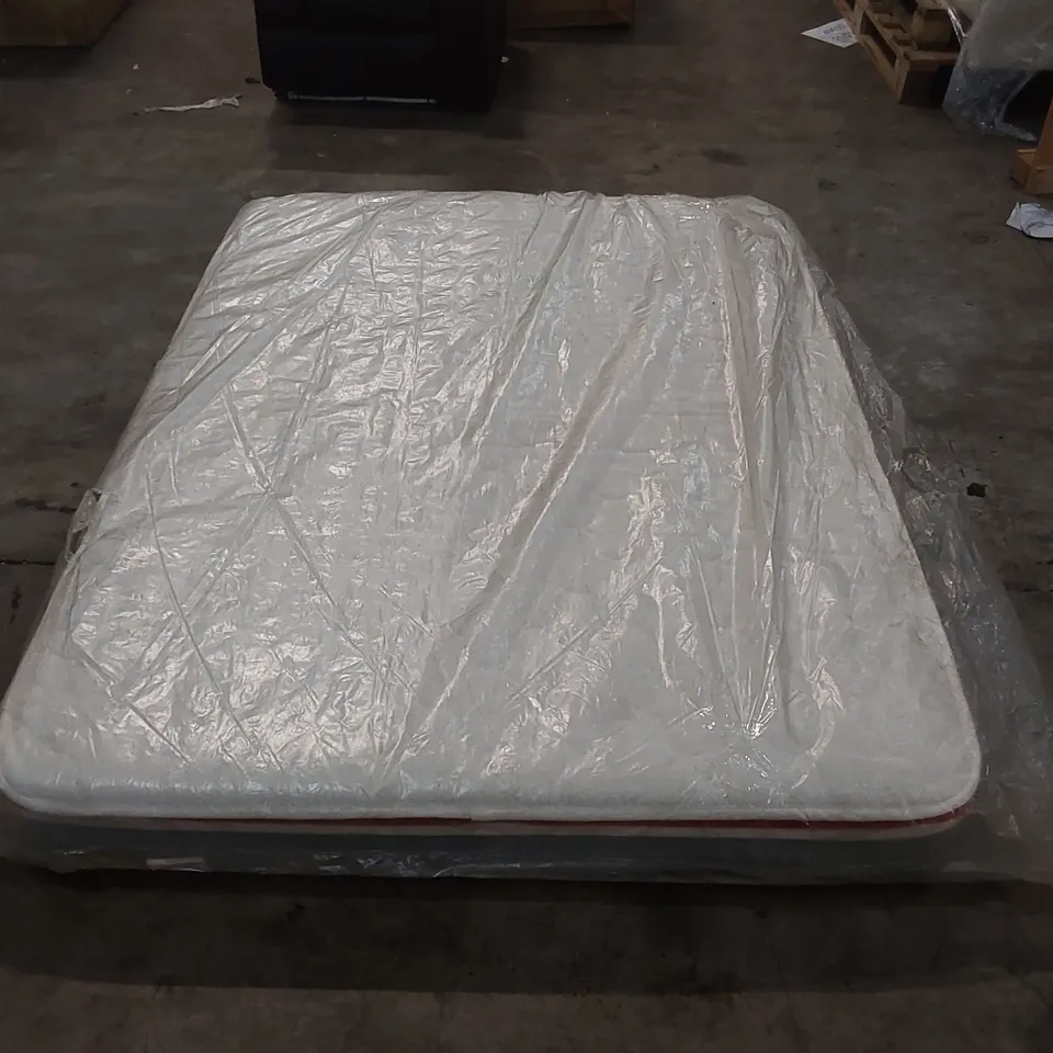 QUALITY BAGGED 4'6" DOUBLE MEMORY OPEN COIL MATTRESS