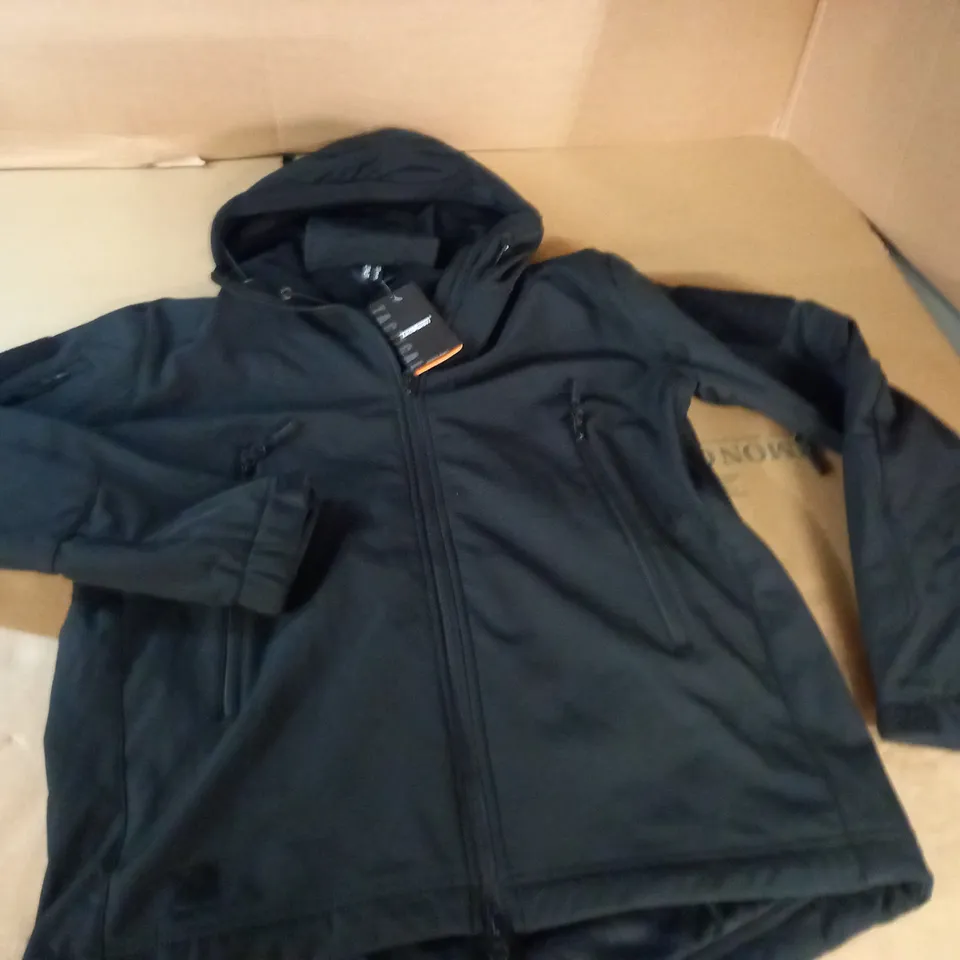 TAC VASEN BLACK ZIP THROUGH COAT - EU EU XS