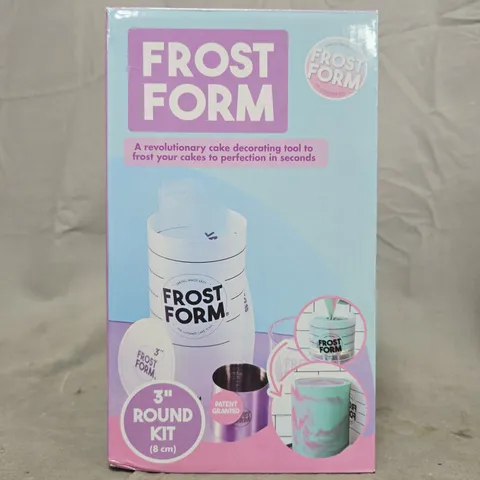 FROST FORM CAKE DECORATING KIT - 3" ROUND KIT (8 CM)