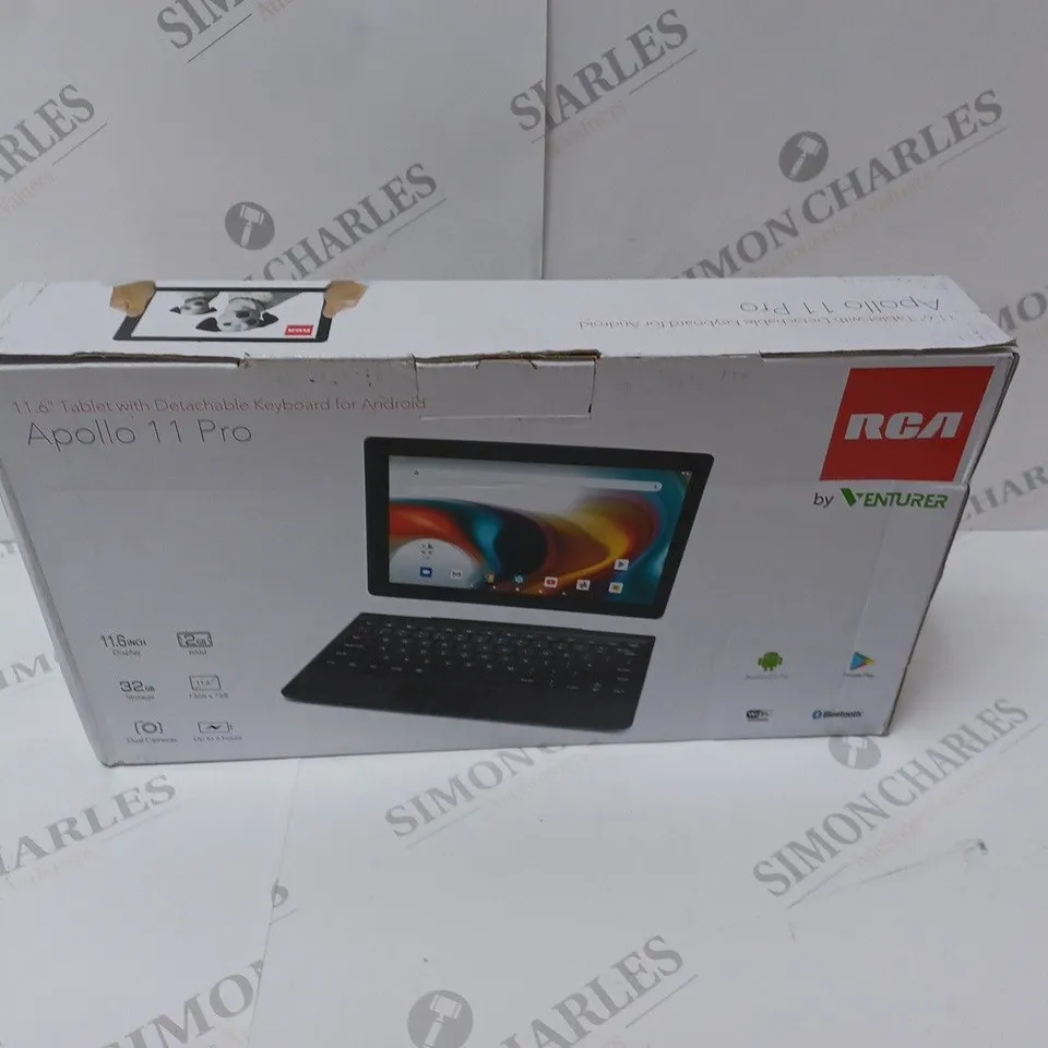 BRAND NEW BOXED VENTURER APOLLO 11 PRO 11.6” TABLET - 32 GB, BLACK