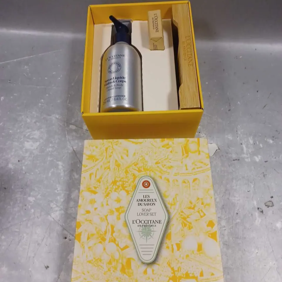 BOXED L'OCCITANE SOAP LOVER SET