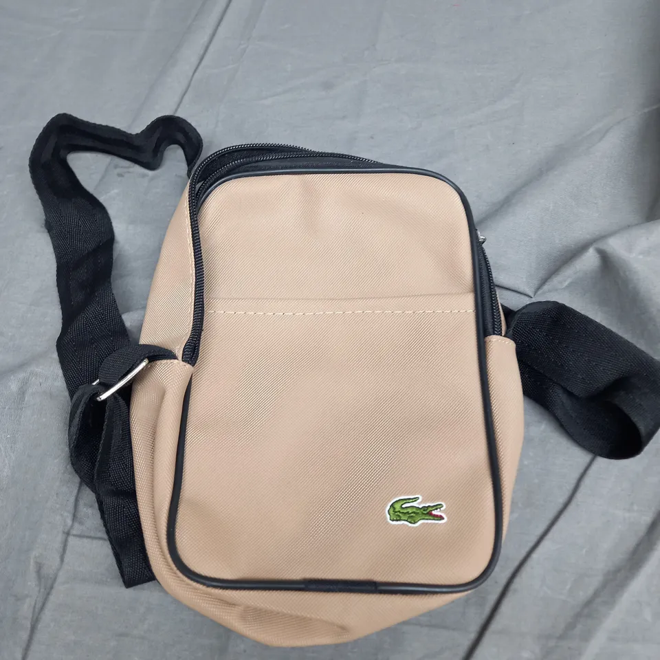 LACOSTE BEIGE MAN BAG