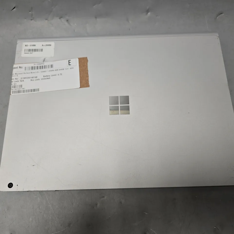 MICROSOFT SURFACE BOOK 3 