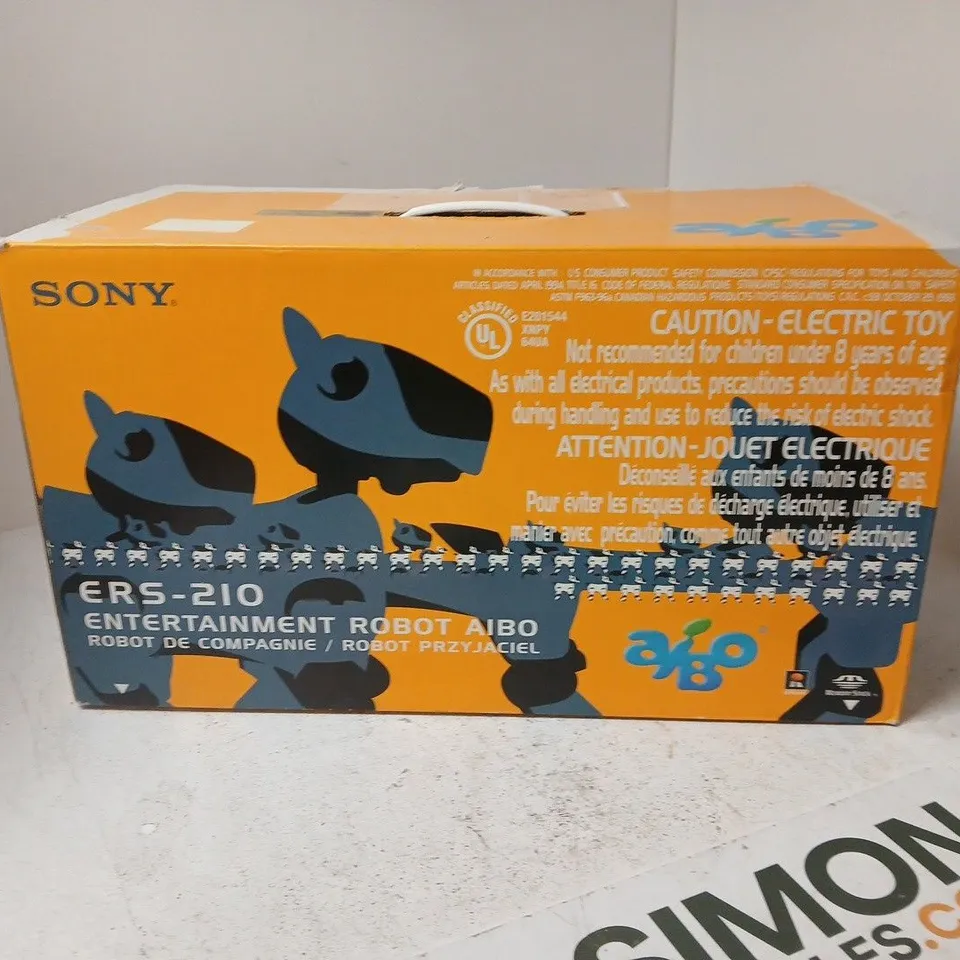 SONY AIBO ERS-210 ENTERTAINMENT ROBOT DOG – BOXED