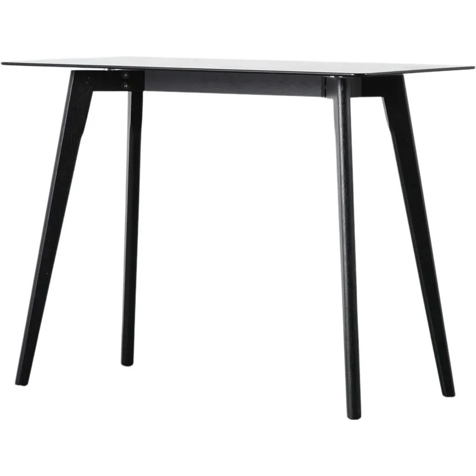 BOXED BLAIR BLACK CONSOLE TABLE (1 BOX)