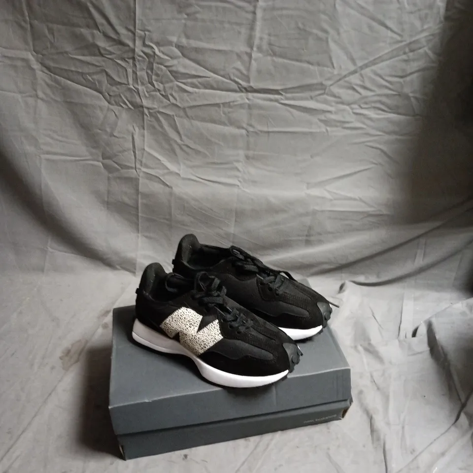 NEW BALANCE WS327PH UNISEX SNEAKERS – BLACK/WHITE, US 5.5 / EU 38