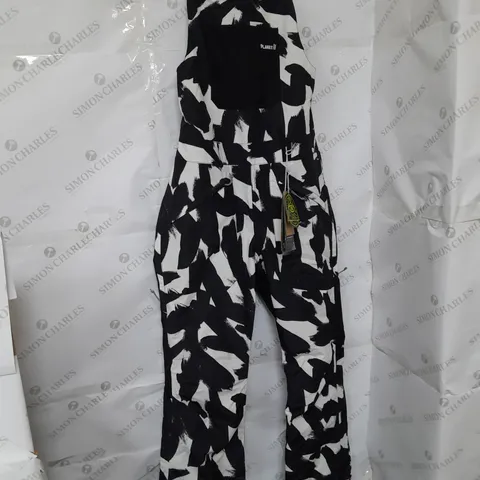 PLANKS WOMENS FUN-GAREES OUTDOOR BIB PANTS IN BRUSH BONE SIZE M
