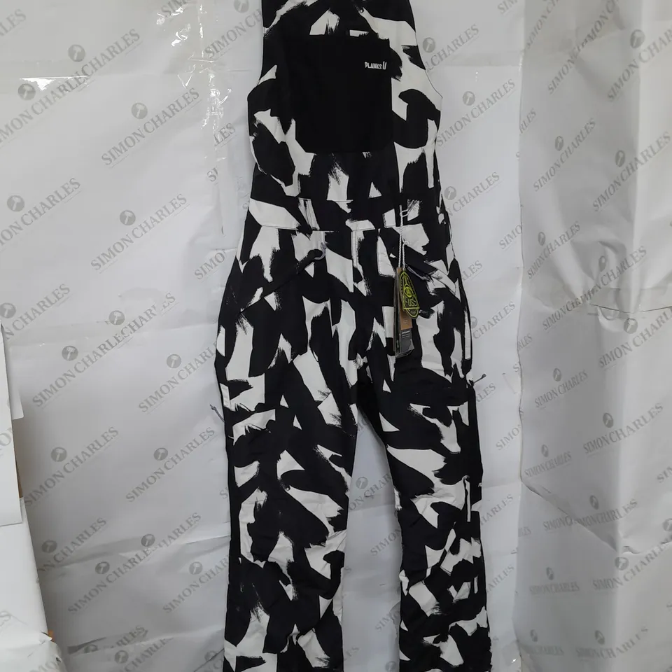 PLANKS WOMENS FUN-GAREES OUTDOOR BIB PANTS IN BRUSH BONE SIZE M