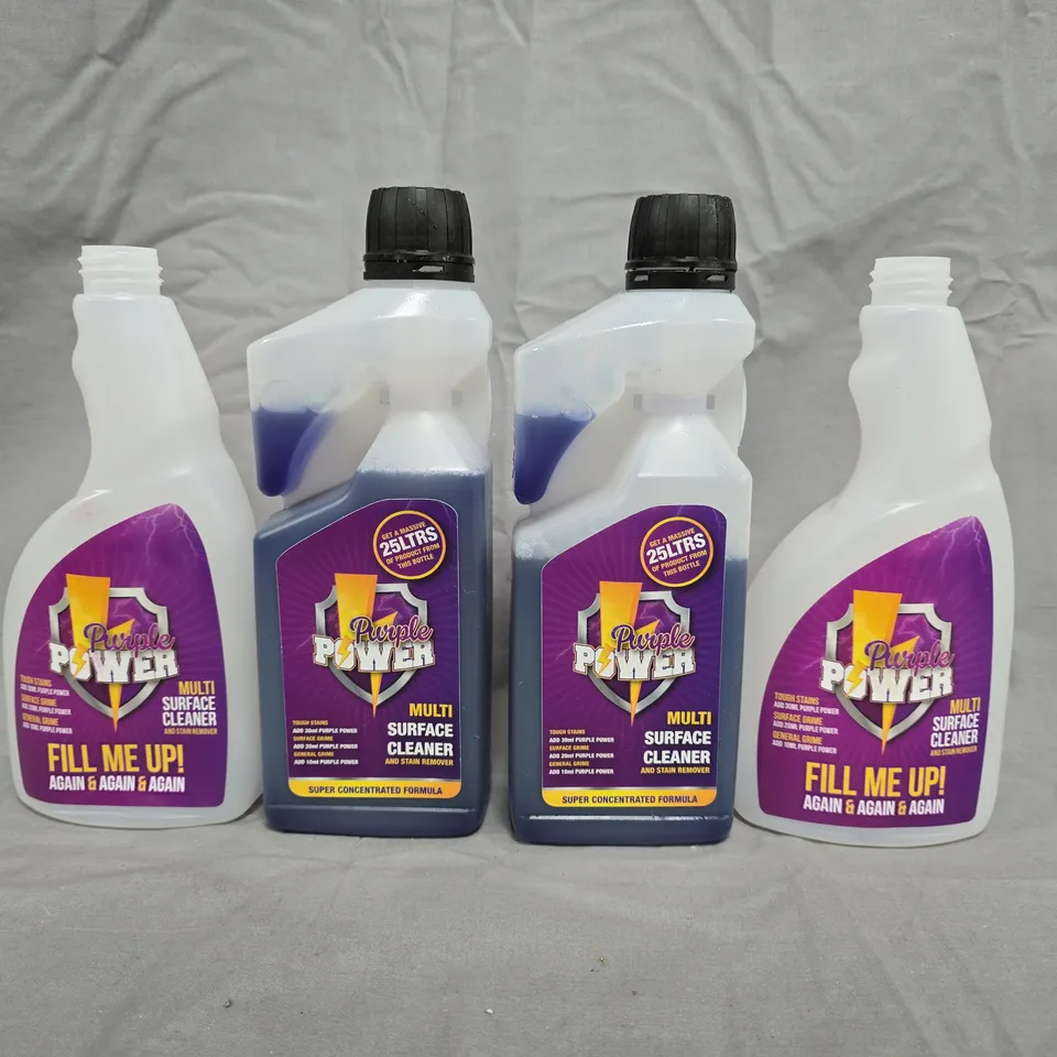 PURPLE POWER MULTI-SURFACE CLEANER – 4-PACK