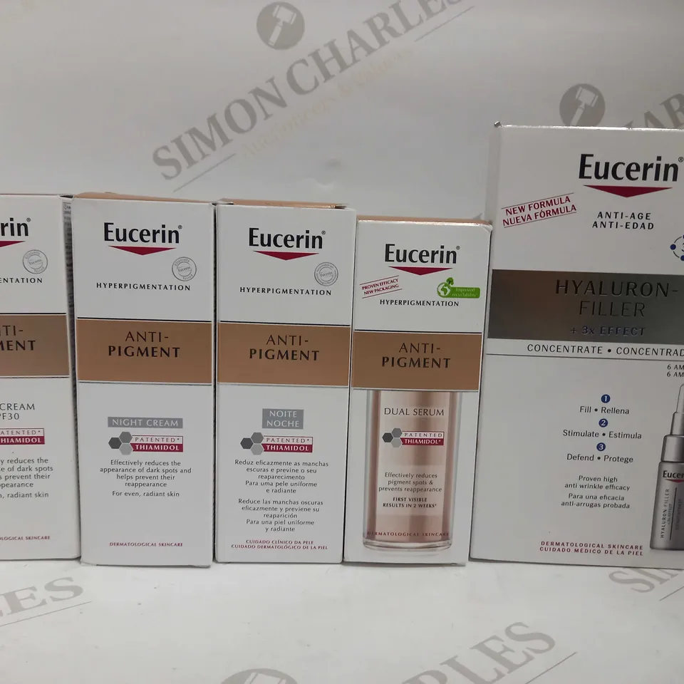 EUCERIN SET OF 5 SKINCARE ITEMS