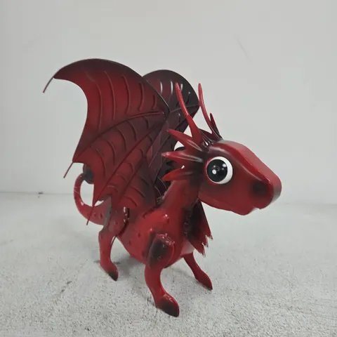 RED TIN DRAGON ORNAMENT