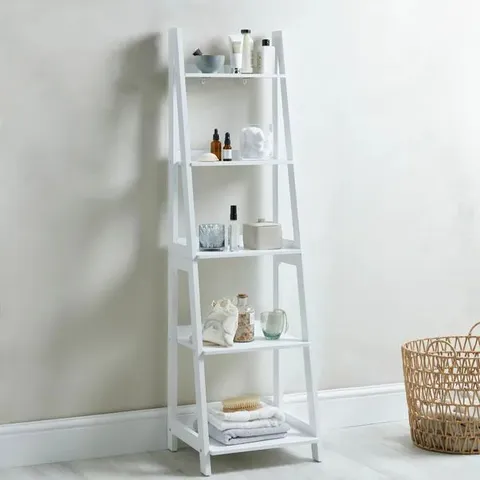 BOXED NAUTICAL LADDER SHELVES - WHITE (1 BOX)