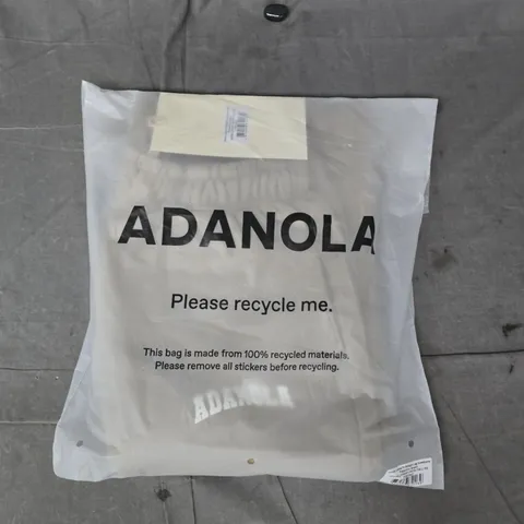 ADANOLA VARSITY LOOSE FIT STRAIGHT LEG SWEATPANTS IN PISTACHIO GREEN SIZE XS