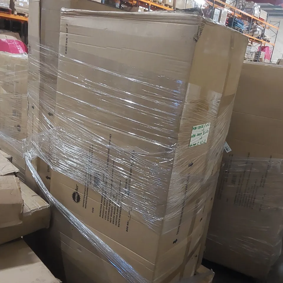 PALLET CONTAINING A LARGE QUANTITY OF ASSORTED GARDEN FURNITURE PARTS