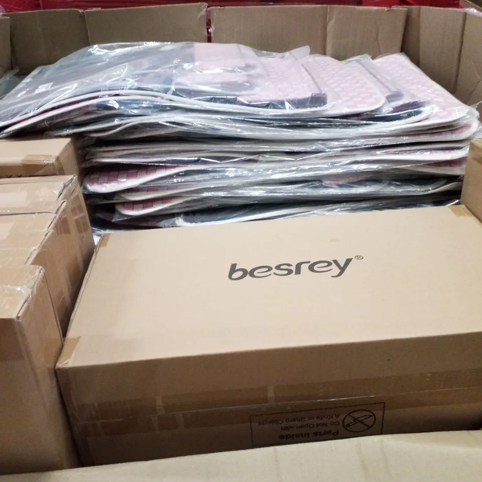 PALLET CONTAINING LARGE QUANTITY OF BESREY KIDS SCOOTERS & PET BACKPACK SETS