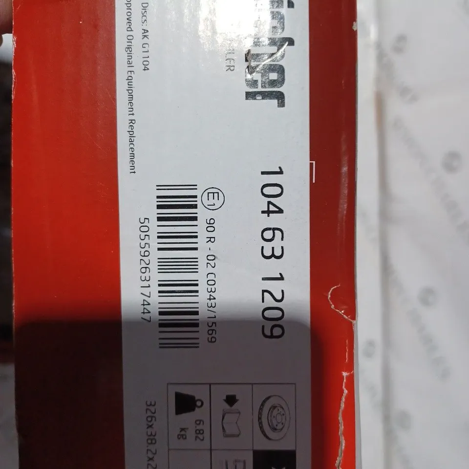 BOXED SET OF 2 BREAKE DISC / COLLECTION ONLY