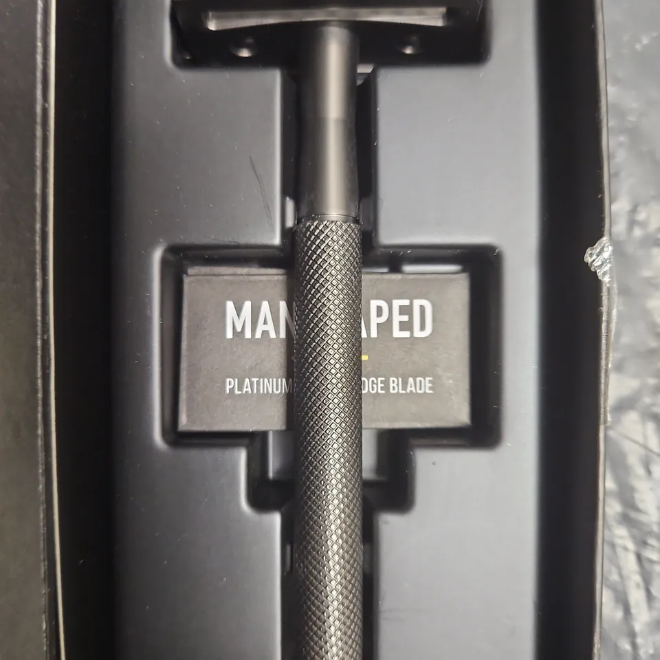 MANSCAPED THE PLOW 2.0 SINGLE BLADE DOUBLE-EDGED FACE SAFETY RAZOR