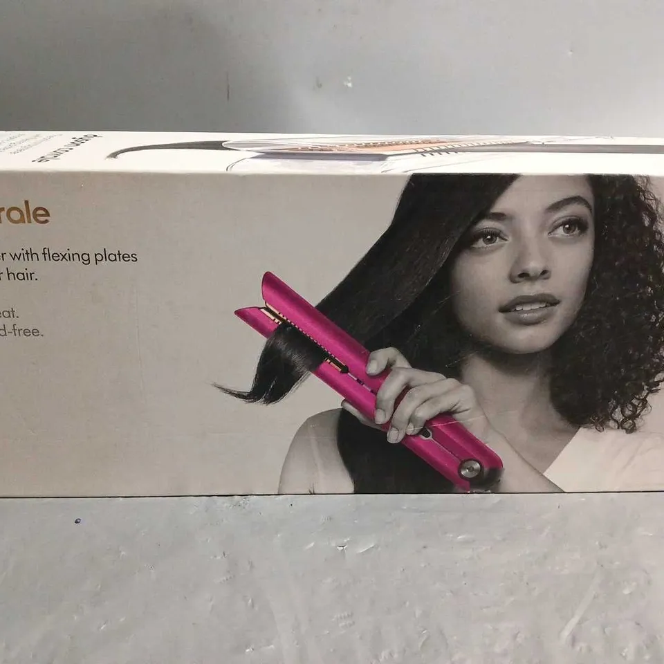 BOXED DYSON CORRALE HAIR STRAIGHTENERS - PINK