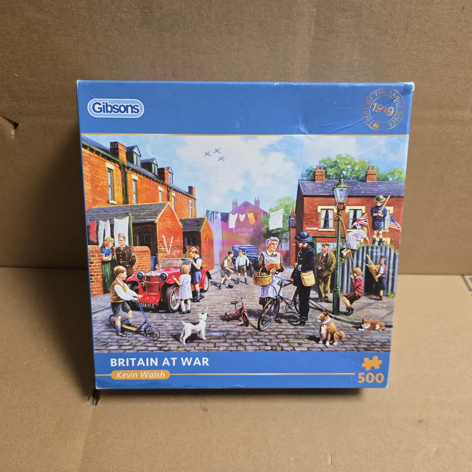GIBSONS BRITAIN AT WAR 500-PIECE JIGSAW PUZZLE – KEVIN WALSH