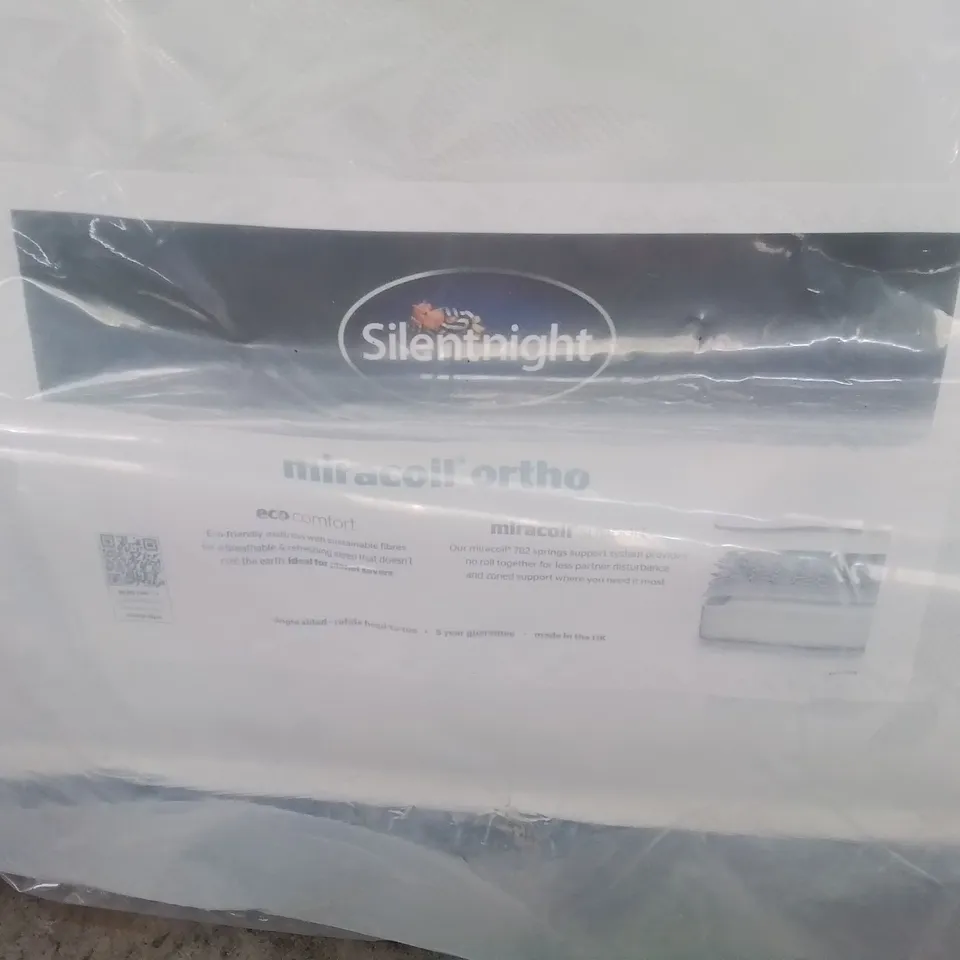 SILENTNIGHT ECO COMFORT ORTHO MICROCOIL SUPER KING 6' MATTRESS