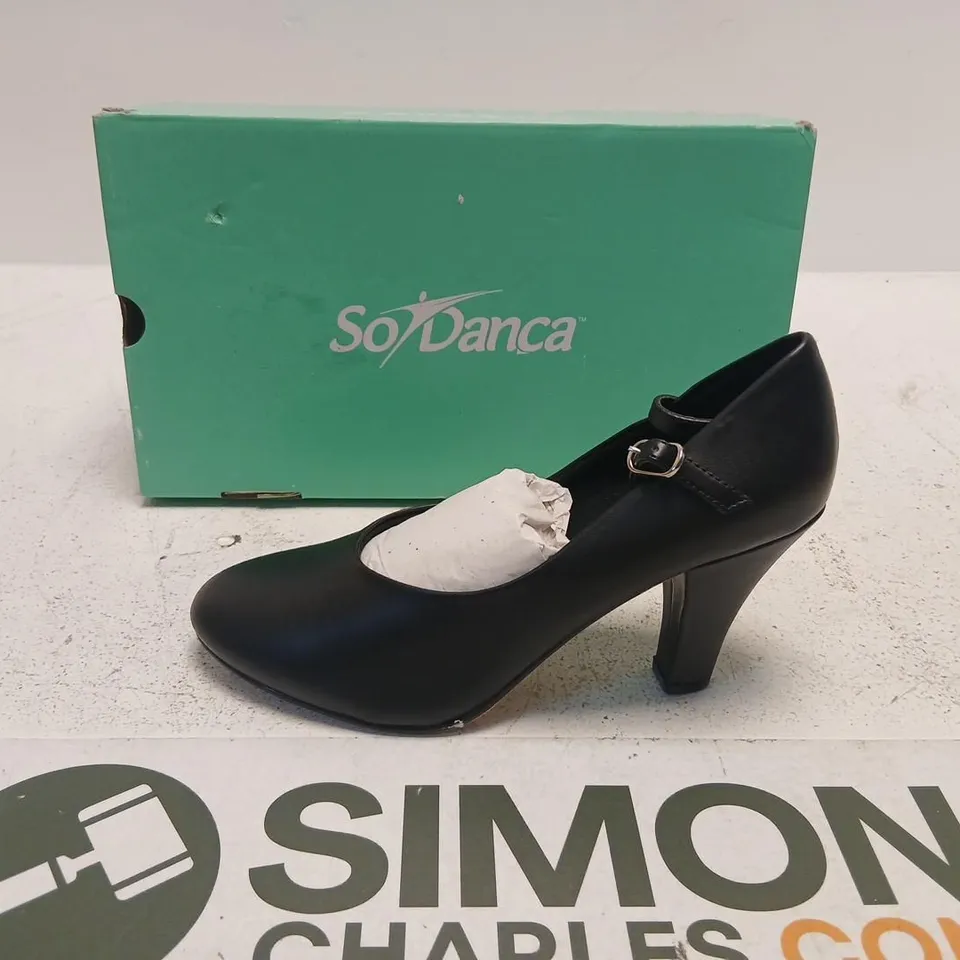 SO DANCA BLACK WOMEN'S DANCE SHOES UK 6 (EU 39) – BOXED