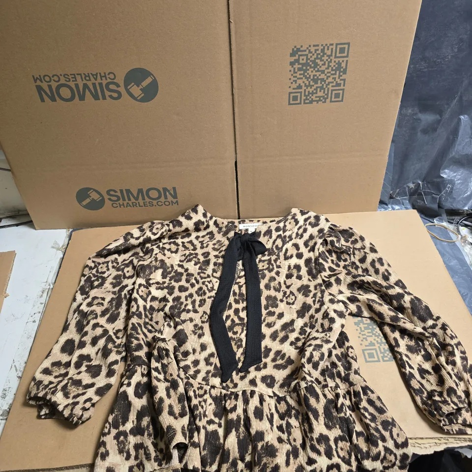 MONSOON LEOPARD PRINT TOP– UK SIZE M