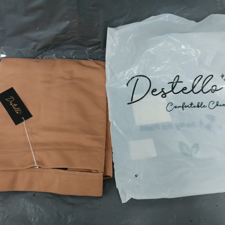 2 BRAND NEW DESTELLO BEIGE SKIRTS - 12