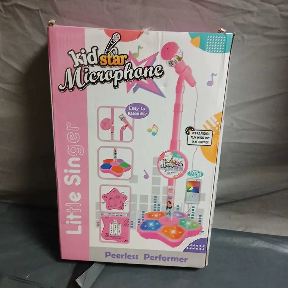 KID STAR MICROPHONE TOY – PINK, BOXED
