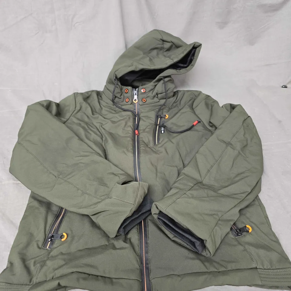 ZHANG HAO MENS HOODED COAT SIZE S