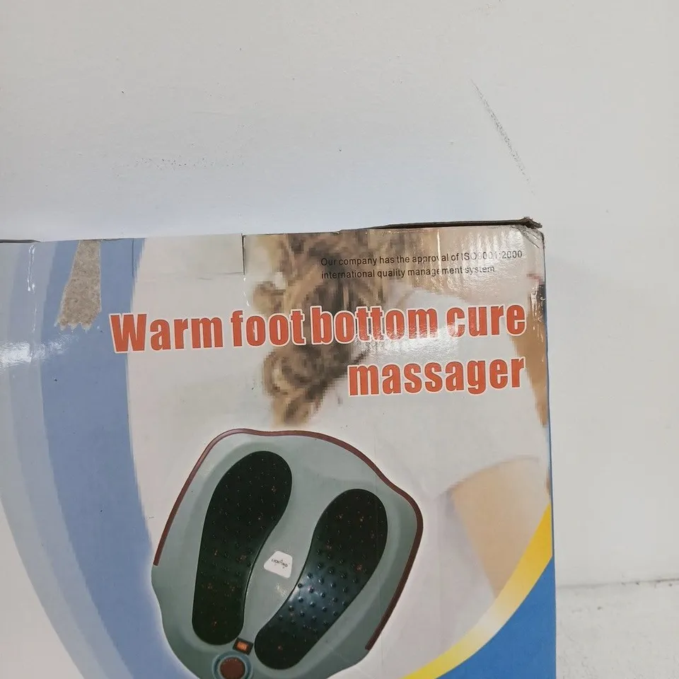 WARM FOOT BOTTOM CURE MASSAGER – MODEL LC-803 (BOXED)