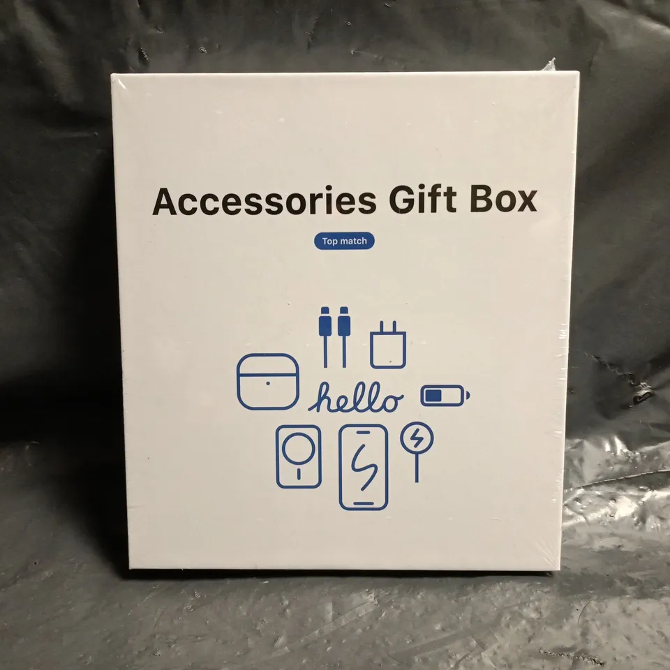 SEALED TOP MATCH ACCESSORIES GIFT BOX - BLACK
