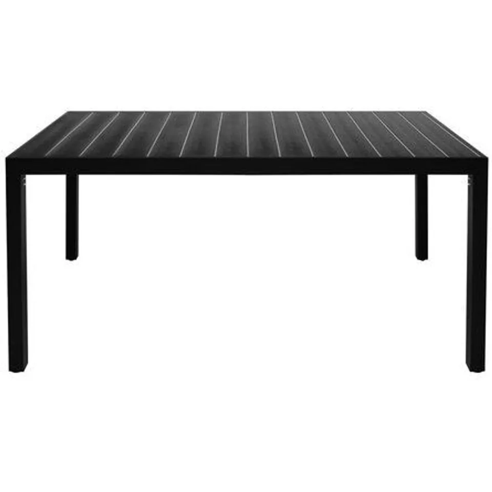 BOXED HUDGENS GARDEN ALUMINIUM DINING TABLE