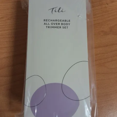 LOT OF 30 BRAND NEW TILI RECHARGABLE ALL OVER BODY TRIMMERS SETS