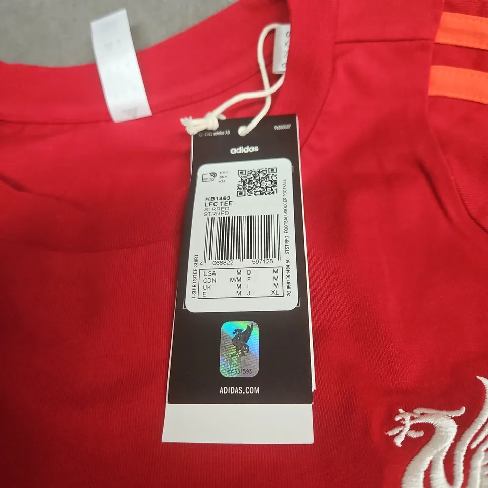 LIVERPOOL FC ADIDAS FOOTBALL SHIRT – RED, UK M