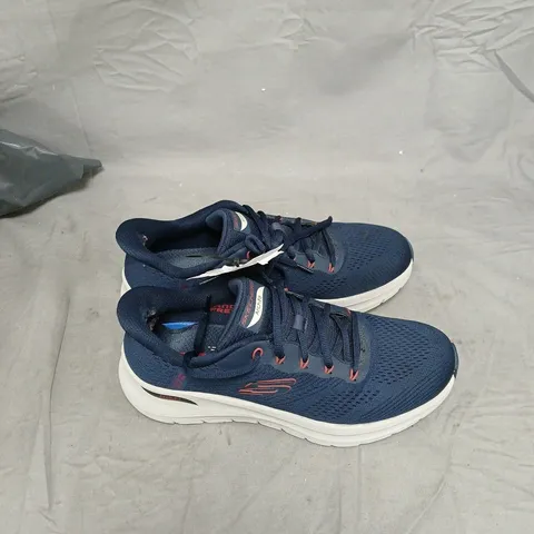 SKECHERS SLIP-INS ARCH FIT TRAINERS – NAVY (VERIFY MODEL)