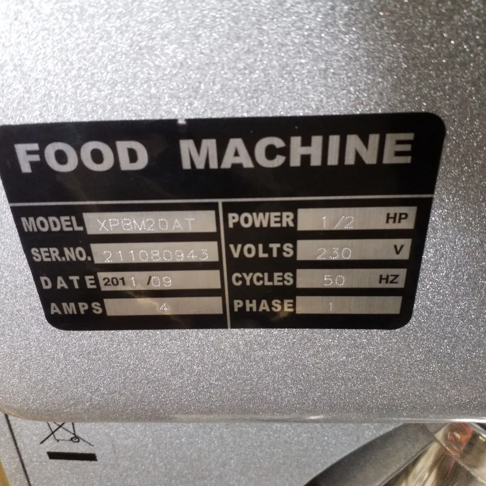 BLUE SEAL BM20 PLANETARY MIXER 