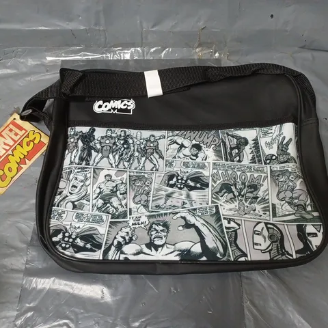 MARVEL COMICS SHOULDER BAG - BLACK