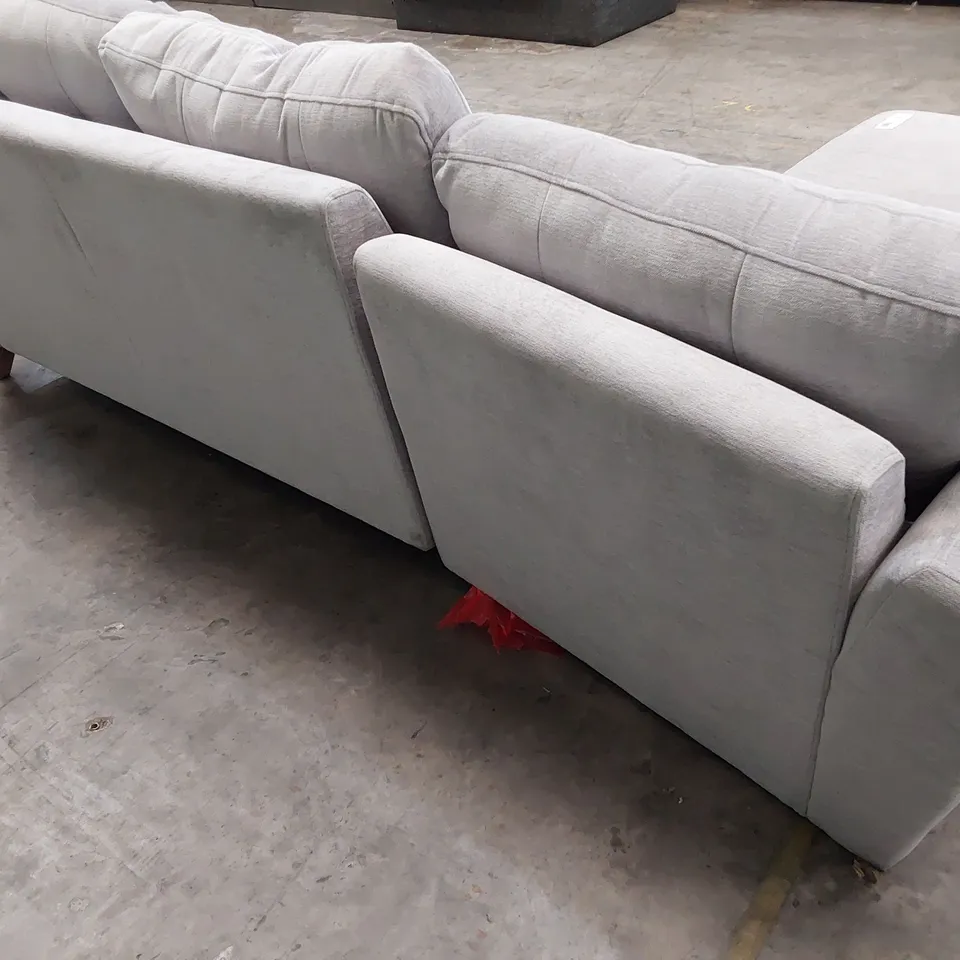 QUALITY BRITISH MANUFACTURED DESIGNER THE LOUNGE CO. HERMIONE CORNER CHAISE END SOFA LHF SIL248 SILVER BIRCH