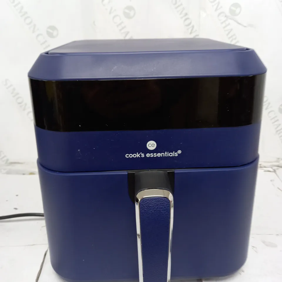 COOK'S ESSENTIALS 5.8L AIR FRYER IN NAVY