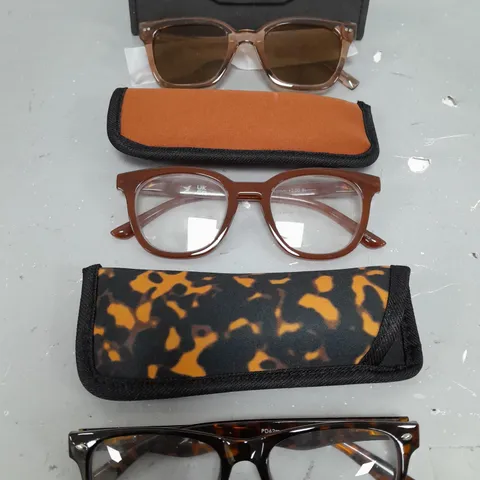 HUMMINGBIRD SUNGLASSES AND READING GLASSES IN TAN