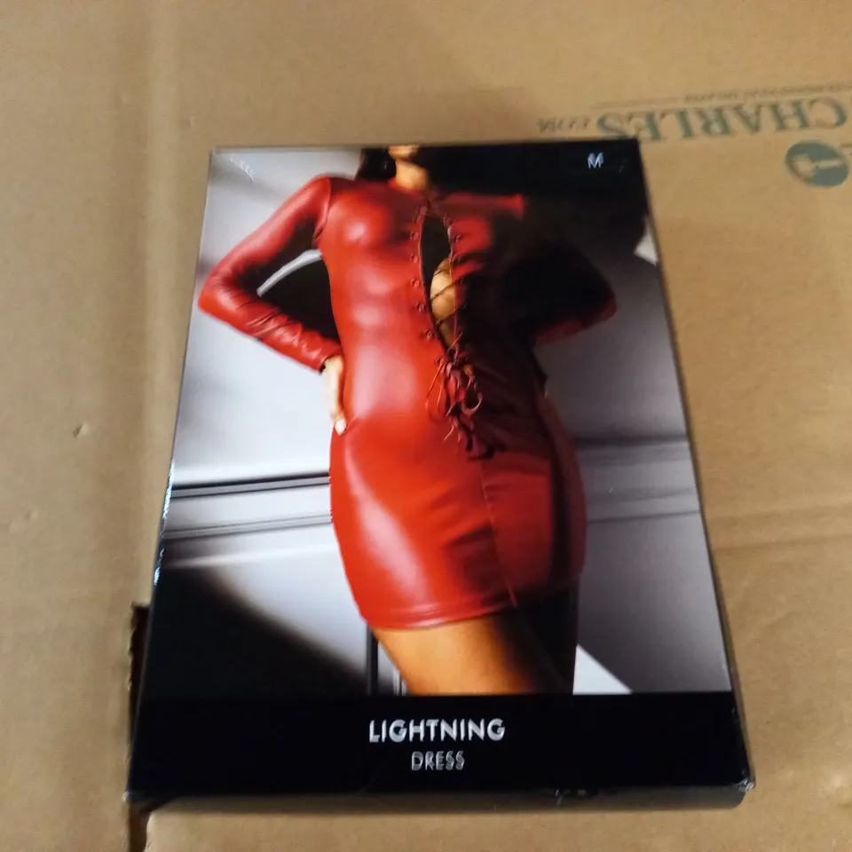 BOXED ANN SUMMERS LIGHTING DRESS IN RED - M UK 12/14