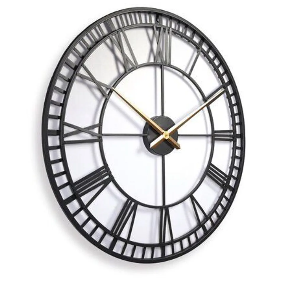 OVERSIZED SKELETON 80CM WALL CLOCK 