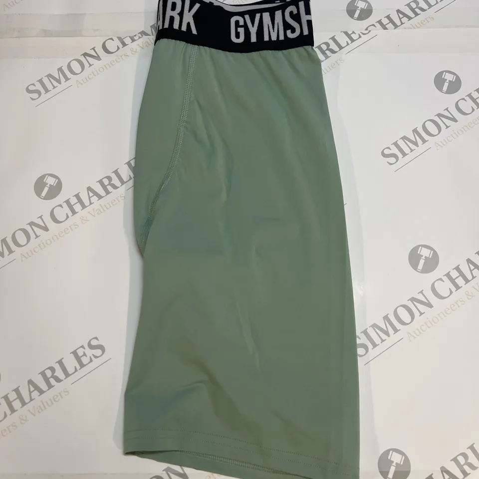 GYMSHARK ELEMENT BASE LAYER SHORTS IN MINT SIZE S