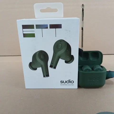 SUDIO ETT WIRELESS EARBUDS – GREEN (PORTABLE AUDIO)