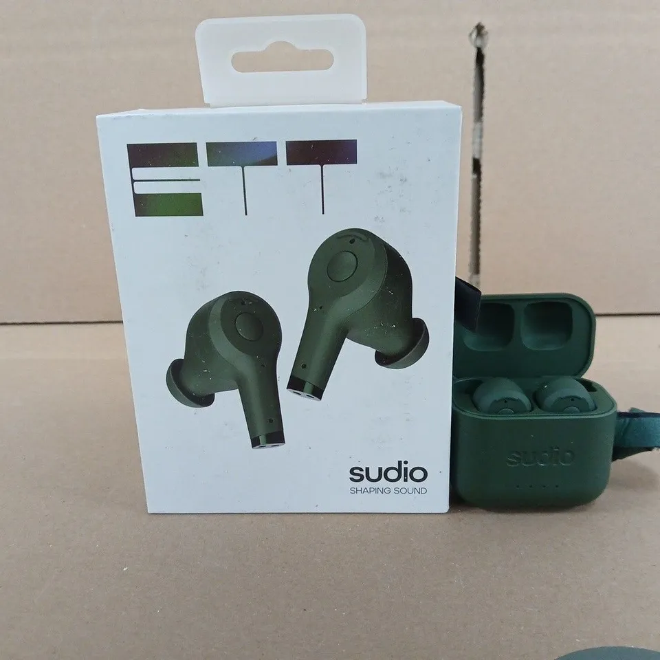 SUDIO ETT WIRELESS EARBUDS – GREEN (PORTABLE AUDIO)