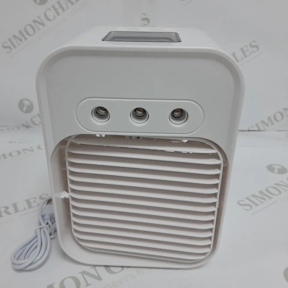 BOXED RECHARGEABLE PERSONAL SPACE COOLER FAN