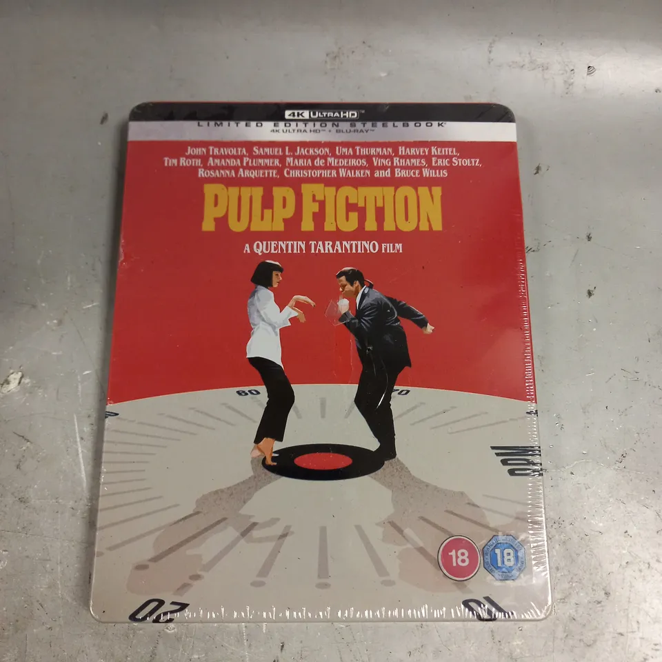 SEALED PULP FICTION LIMITED EDITION STEELBOOK BLU-RAY 