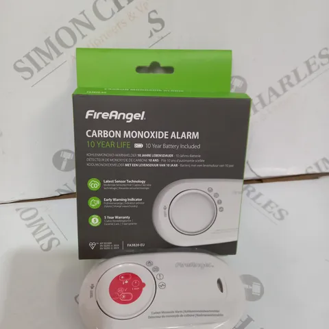 BOXED 10 YEAR LONGLIFE BATTERY CARBON MONOXIDE ALARM - FIREANGEL