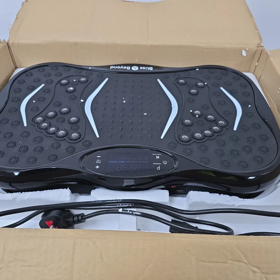 BLISS & BEYOND PUREPULSE VIBRATION MASSAGER PLATE – BOXED