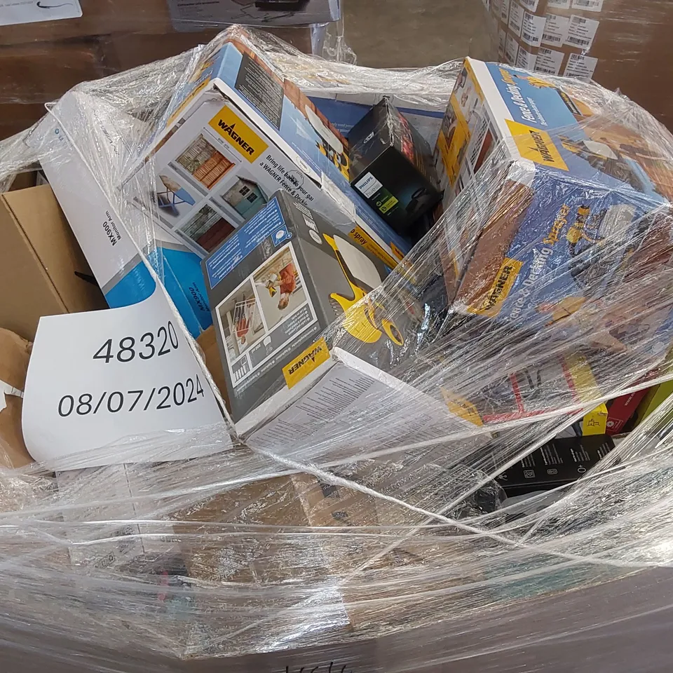 PALLET OF APPROXIMATELY 76 UNPROCESSED RAW RETURN HOUSEHOLD AND ELECTRICAL GOODS TO INCLUDE;